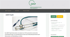 Desktop Screenshot of amsp.de